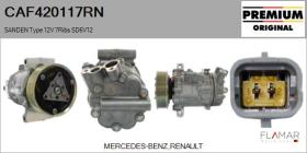 RENAULT NISSAN CAF420117RN - COMPRESOR, AIRE ACONDICIONADO