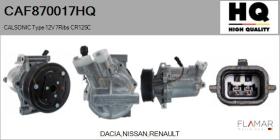 HQ CAF870017HQ - COMPRESOR, AIRE ACONDICIONADO