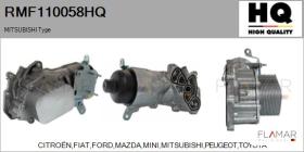 HQ RMF110058HQ - RADIADOR DE ACEITE, ACEITE MOTOR