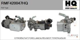 HQ RMF420047HQ - RADIADOR DE ACEITE, ACEITE MOTOR