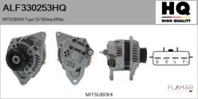 HQ ALF330253HQ - ALTERNADOR