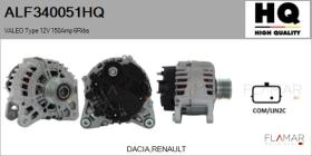 HQ ALF340051HQ - ALTERNADOR