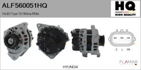 HQ ALF560051HQ - ALTERNADOR