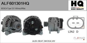 HQ ALF601301HQ - ALTERNADOR