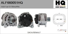 HQ ALF660051HQ - ALTERNADOR