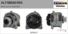 BOSCH ALF680A01BS - ALTERNADOR