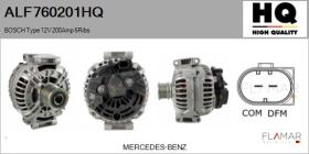 HQ ALF760201HQ - ALTERNADOR