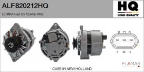 HQ ALF820212HQ - ALTERNADOR