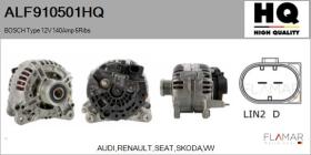 HQ ALF910501HQ - ALTERNADOR