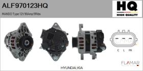 HQ ALF970123HQ - ALTERNADOR