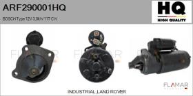HQ ARF290001HQ - MOTOR DE ARRANQUE