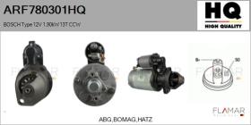 HQ ARF780301HQ - MOTOR DE ARRANQUE