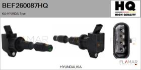 HQ BEF260087HQ - BOBINA DE ENCENDIDO
