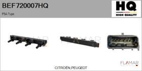 HQ BEF720007HQ - BOBINA DE ENCENDIDO