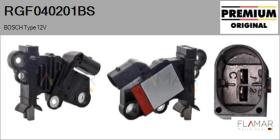 BOSCH RGF040201BS - REGULADOR DEL ALTERNADOR