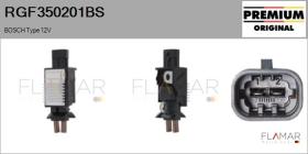 BOSCH RGF350201BS - REGULADOR DEL ALTERNADOR