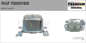 BOSCH RGF750201BS - REGULADOR DEL ALTERNADOR
