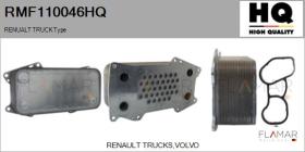 HQ RMF110046HQ - RADIADOR DE ACEITE, ACEITE MOTOR