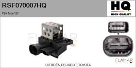 HQ RSF070007HQ - RESISTENCIA EN SERIE, ELECTROMOTOR DE VENTILADOR