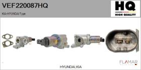 HQ VEF220087HQ - VáLVULA EGR