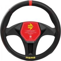 MOMO SWC010BR - FUNDA VOLANTE 010 ELEGANT NEGRO-ROJO M